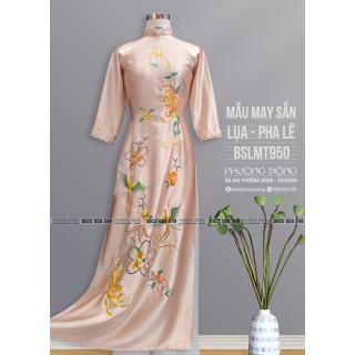 Áo Dài Bà Sui Lụa Thêu Kết Pha Lê BSLMT950